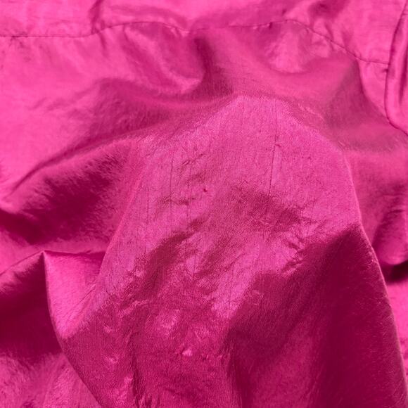 Upcycled Vintage 80s Fashion Attitudes Pink Button Up Blouse, Size 14 - Picture 8 of 8